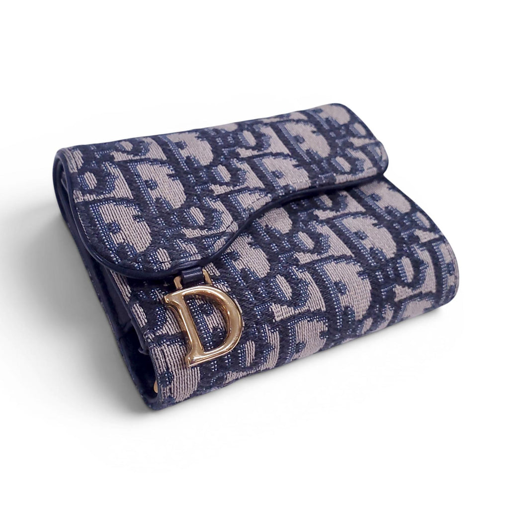 DIOR LOGO MINI SADDLE WALLET