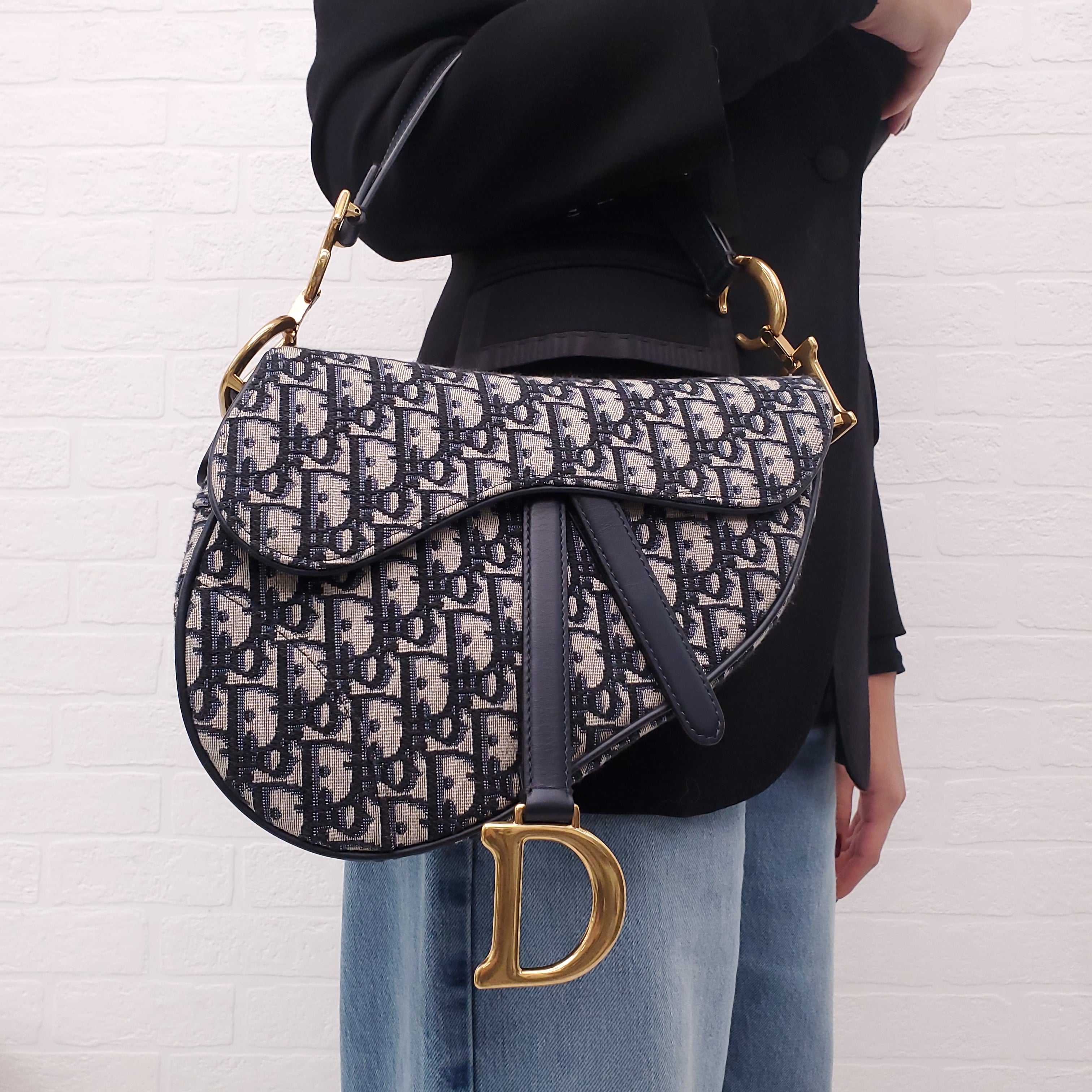 DIOR OBLIQUE SADDLE BAG