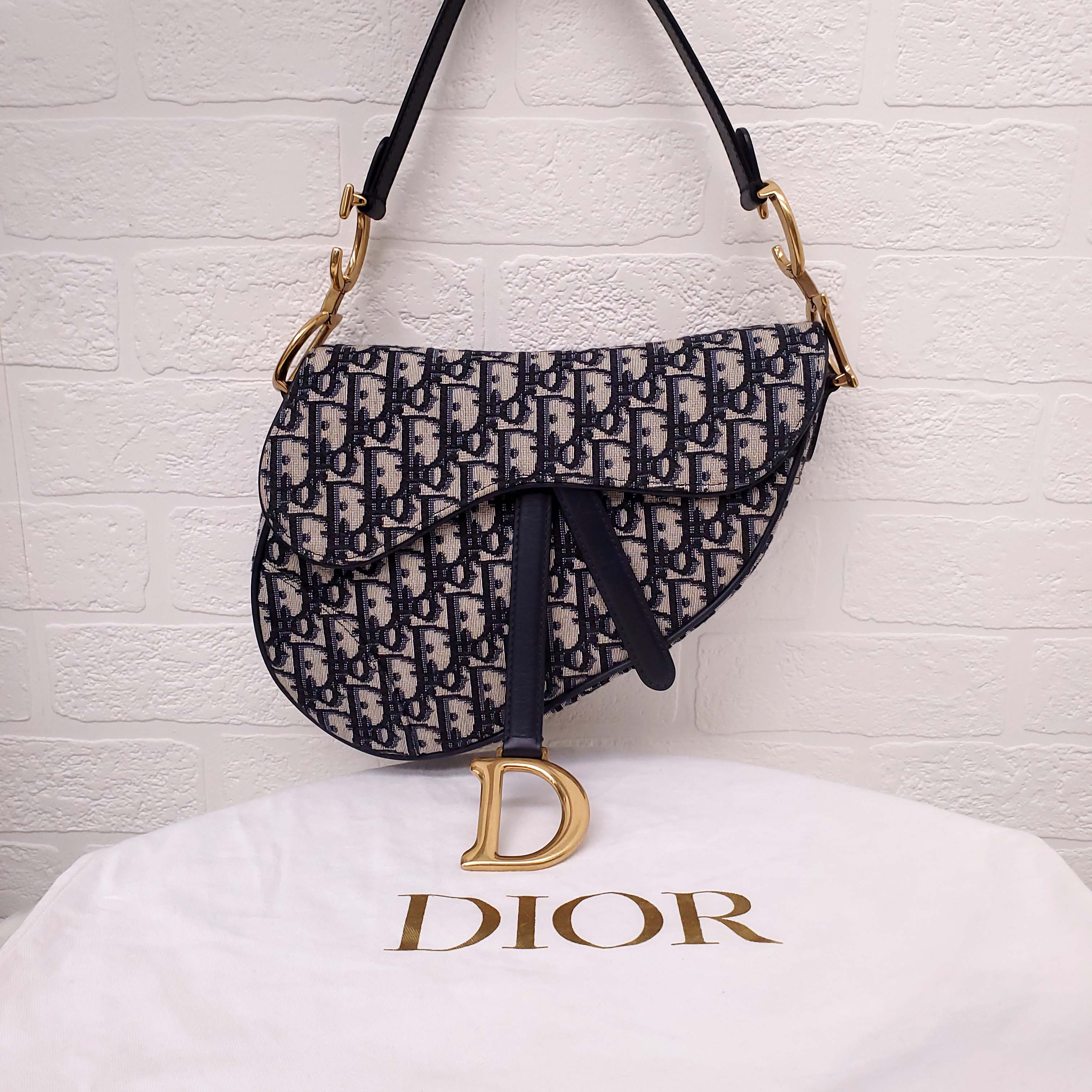 DIOR OBLIQUE SADDLE BAG