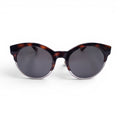 DIOR ROUND METAL SUNGLASSES WITH TORTOISE DETAIL