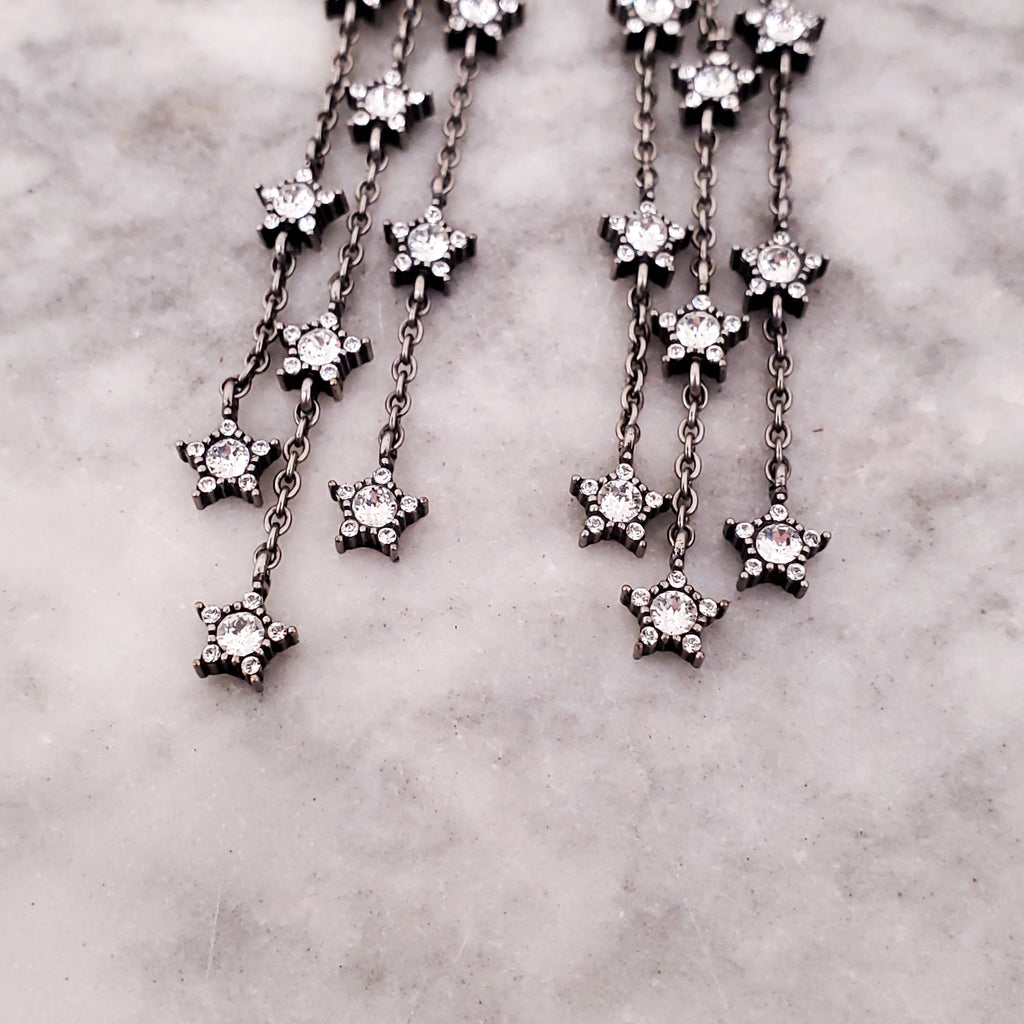 DIOR STAR DROP EARRINGS