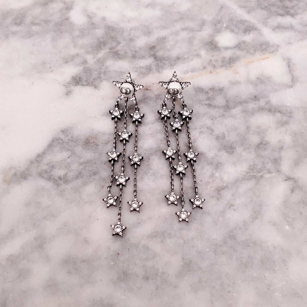 DIOR STAR DROP EARRINGS