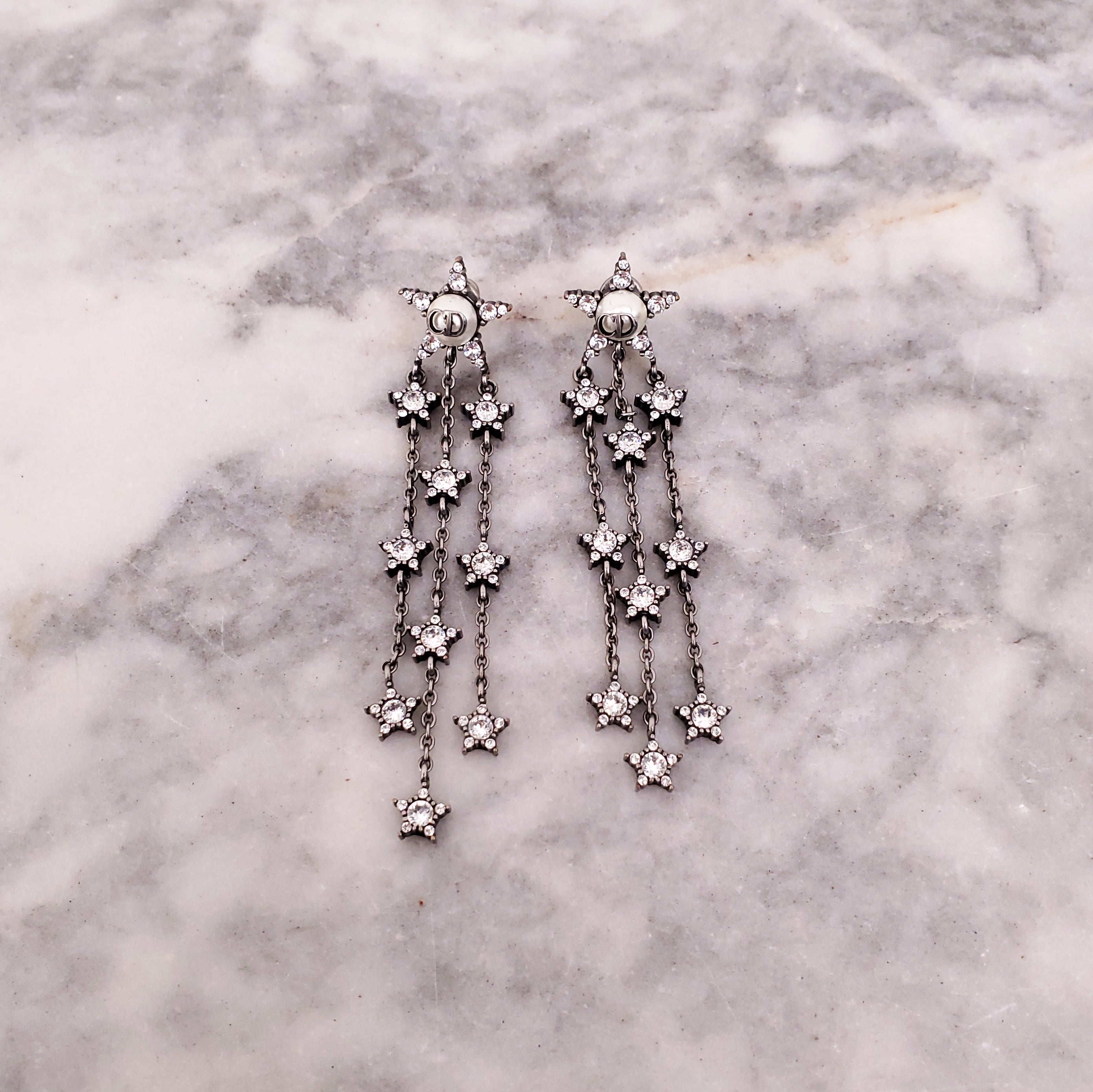DIOR STAR DROP EARRINGS