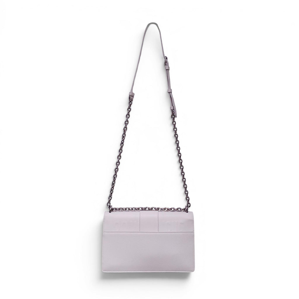 DIOR WHITE SHOULDER BAG WITH SILVER LOGO