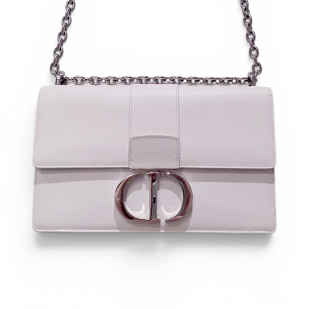 DIOR WHITE SHOULDER BAG WITH SILVER LOGO