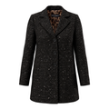 DOLCE & GABBANA BLACK SHIMMER BLAZER JACKET - SIZE 38
