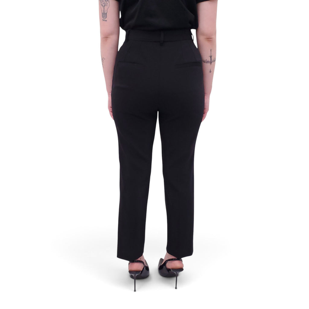 DOLCE & GABBANA BLACK TUXEDO PANTS - SIZE 40