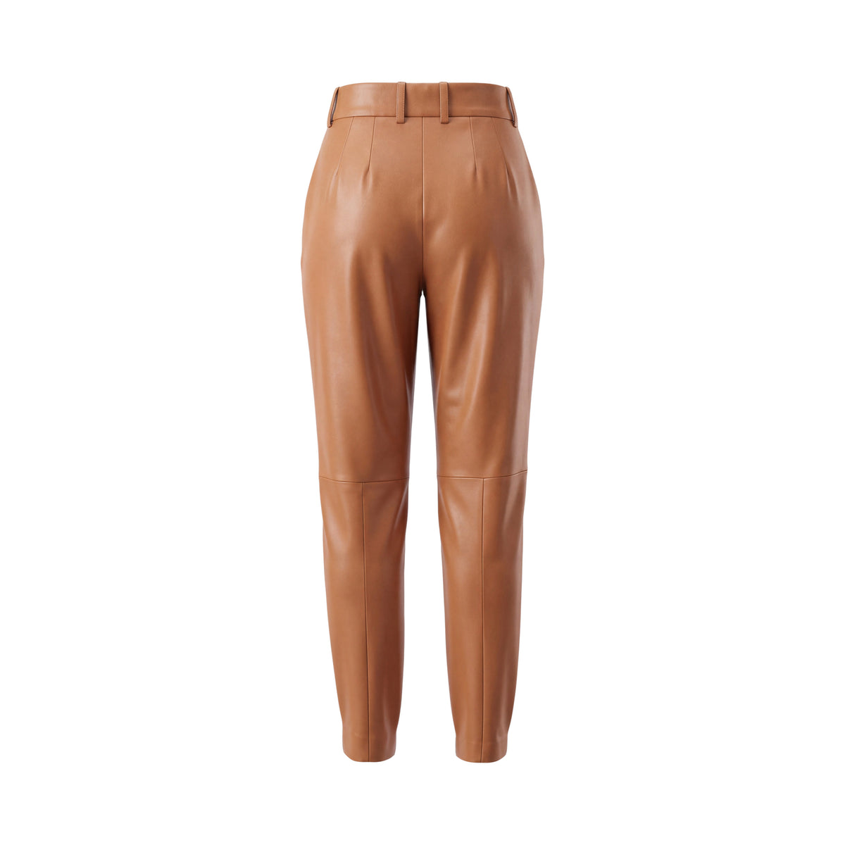 DOLCE & GABBANA LAMBSKIN LEATHER BALLOON TROUSERS - SIZE 42