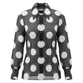 DOLCE & GABBANA POLKA DOT BLOUSE - SIZE 38