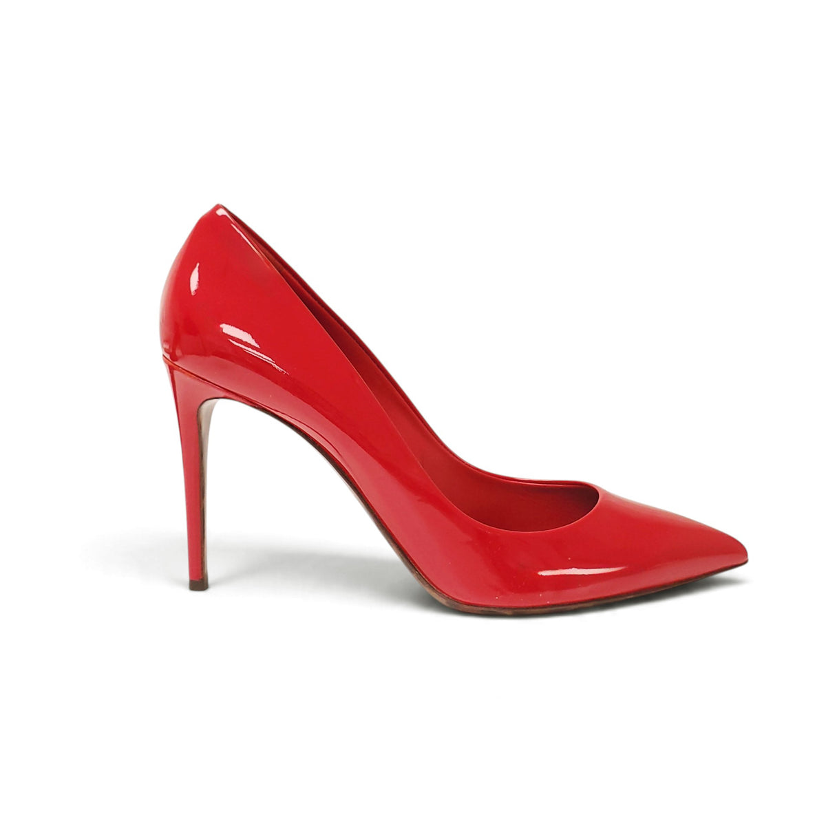 DOLCE & GABBANA RED PATENT HEELS - SIZE 41