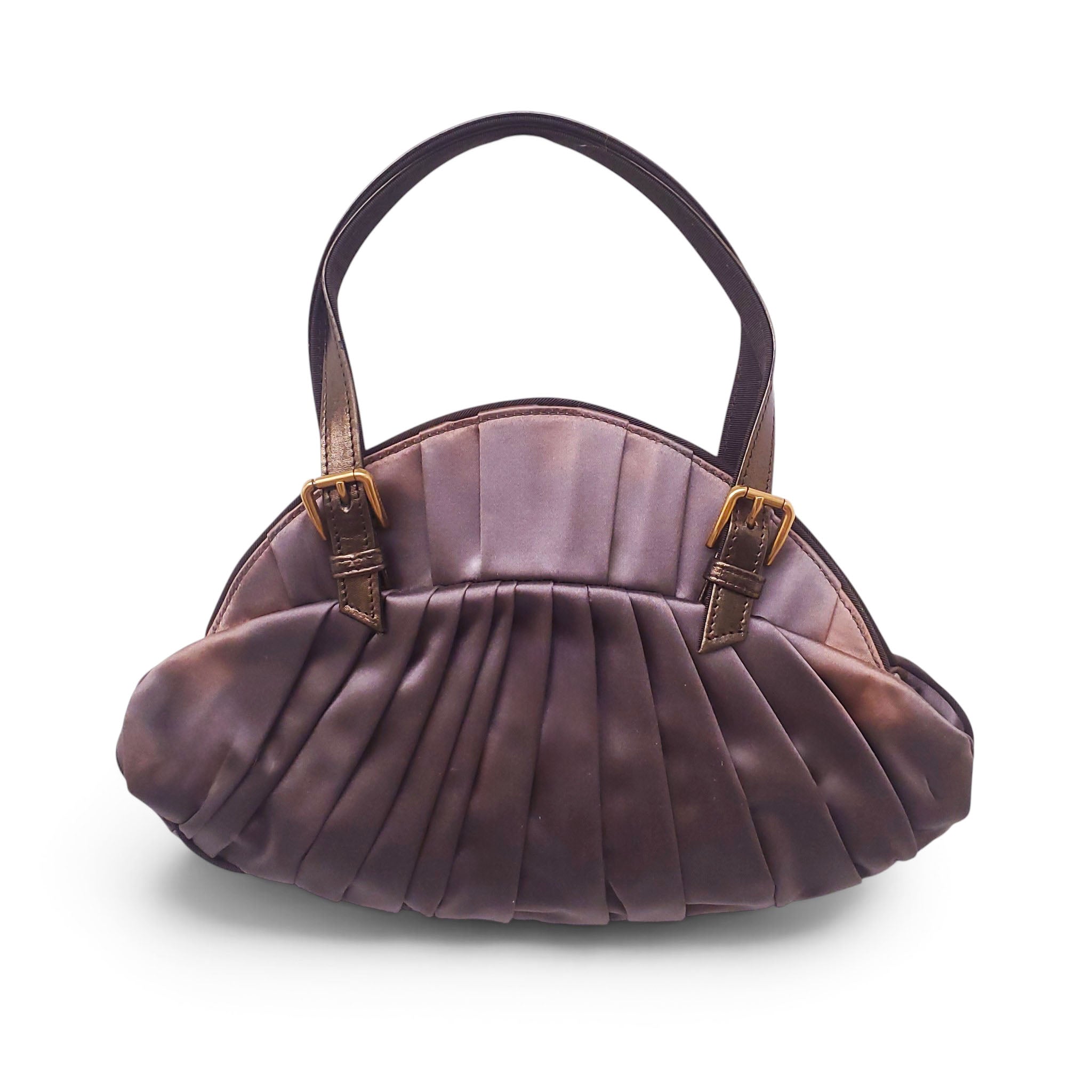 DOLCE & GABBANA SILK HANDBAG WITH DG LOGO
