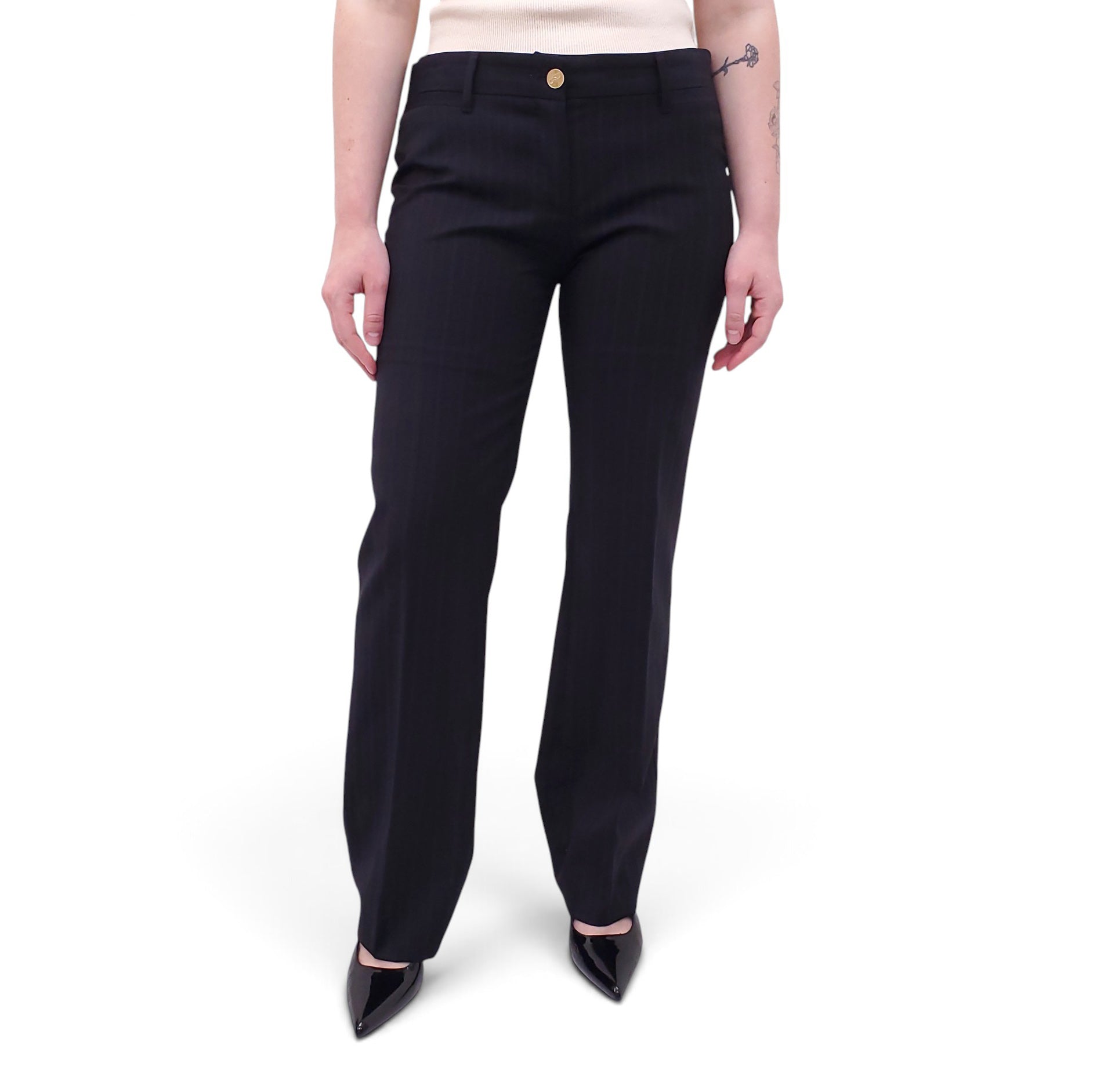 DOLCE & GABBANA STRIPED PANTS - SIZE 40