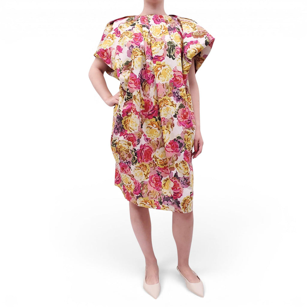DRIES VAN NOTEN FLORAL COTTON DRESS - SIZE M