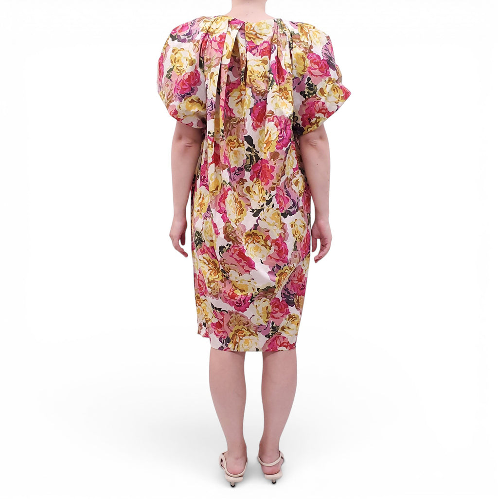 DRIES VAN NOTEN FLORAL COTTON DRESS - SIZE M