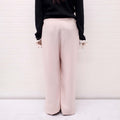EDWARD ACHOUR PARIS PINK PANTS WITH GOLD BUTTONS - SIZE 44