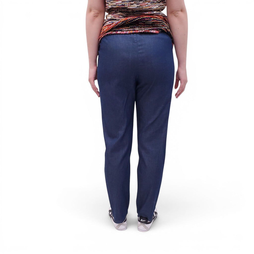 EQUIPMENT DENIM-EFFECT TROUSERS - SIZE S