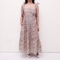 ERDEM FLORAL EYELET MAXI DRESS - SIZE 6