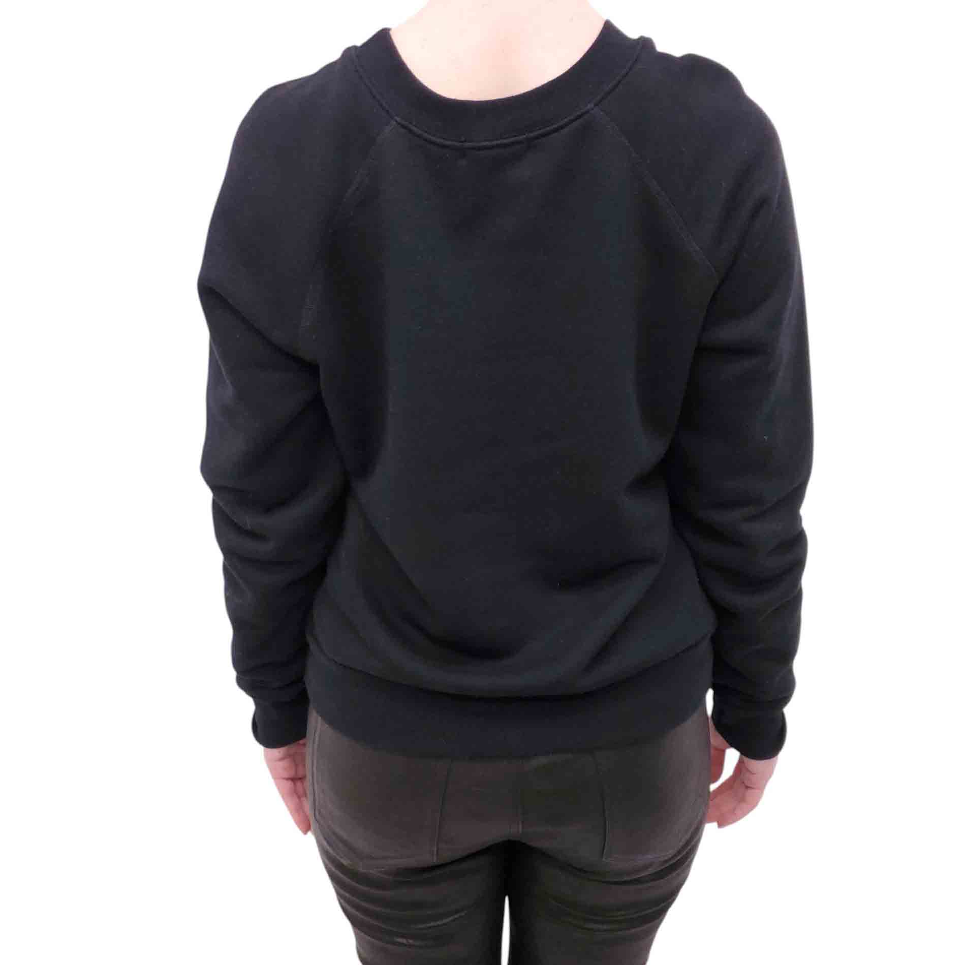 ÉTERNE BLACK SWEATSHIRT - SIZE L