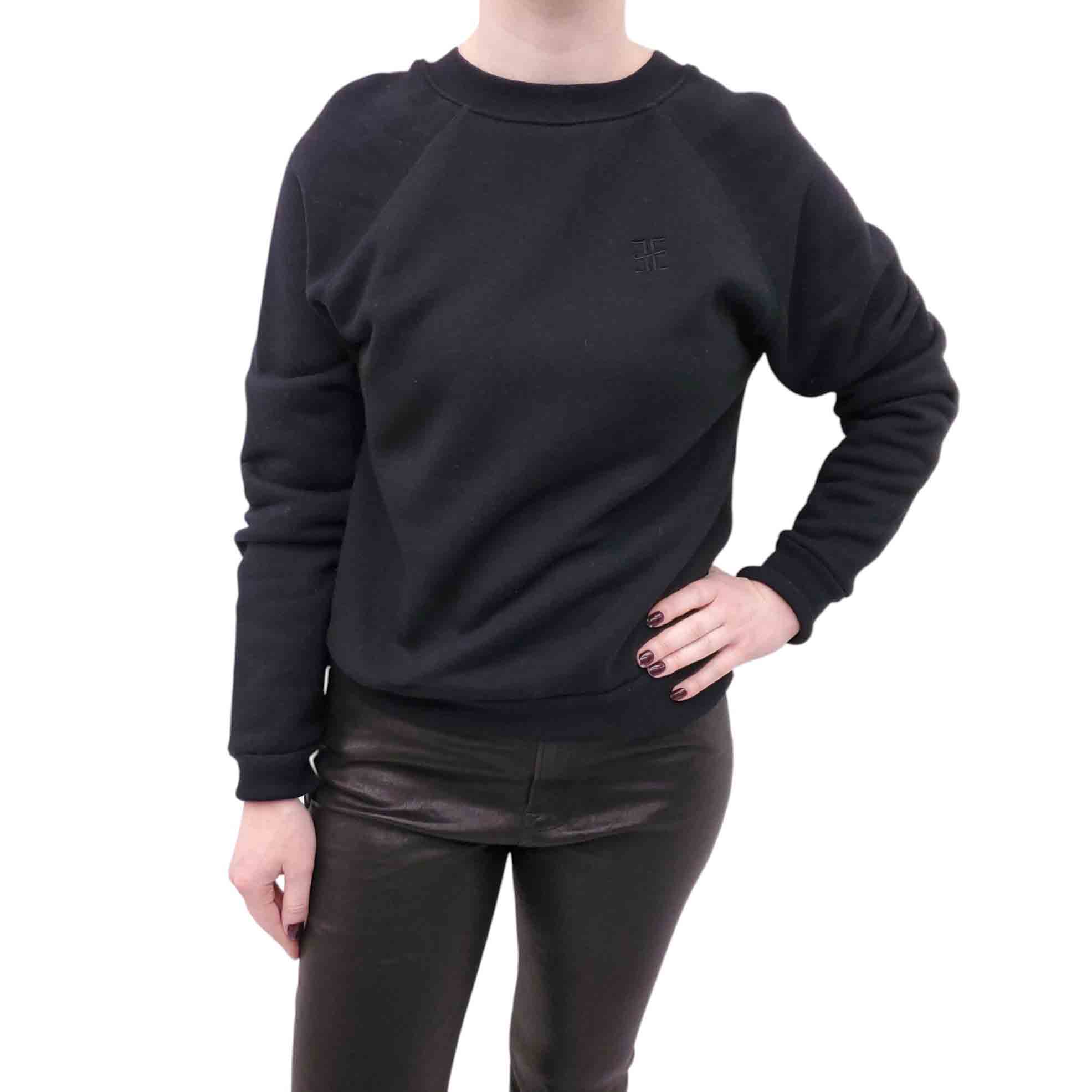 ÉTERNE BLACK SWEATSHIRT - SIZE L