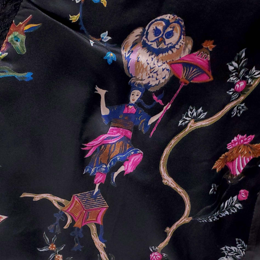 ETRO BLACK BROCADE JACKET WITH GOLD DETAILS - SIZE 46