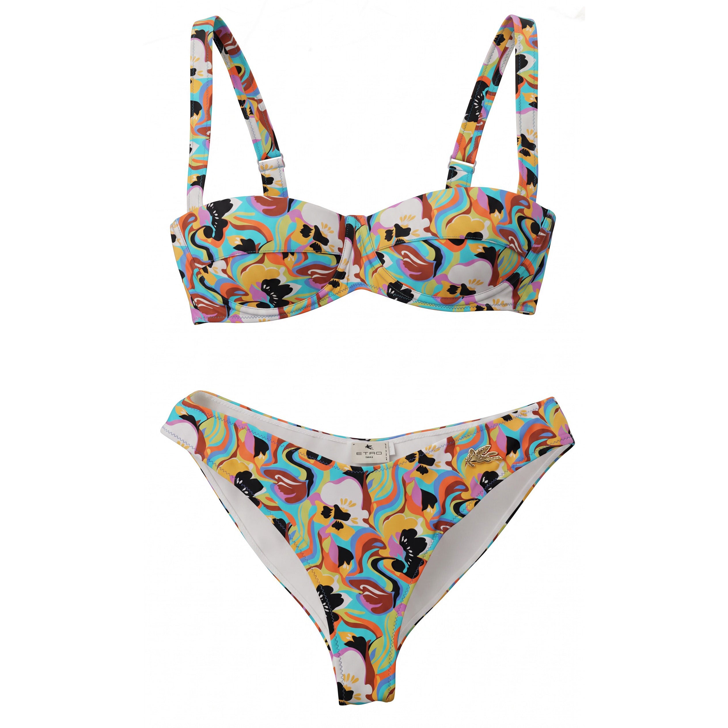 ETRO MULTICOLOURED BIKINI - SIZE 38
