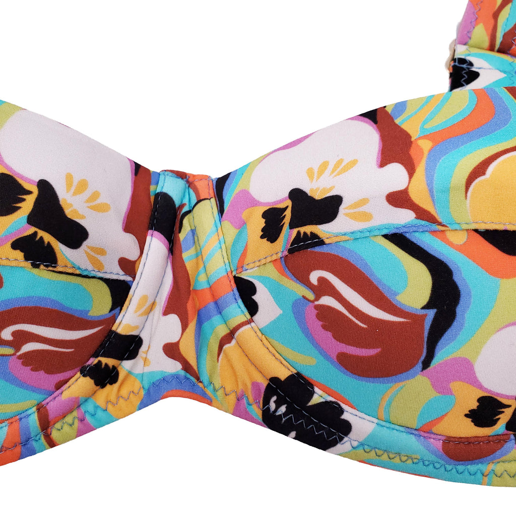 ETRO MULTICOLOURED BIKINI - SIZE 38