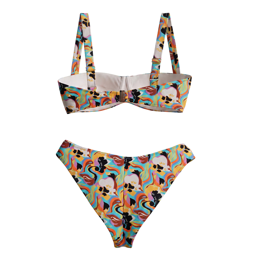 ETRO MULTICOLOURED BIKINI - SIZE 38