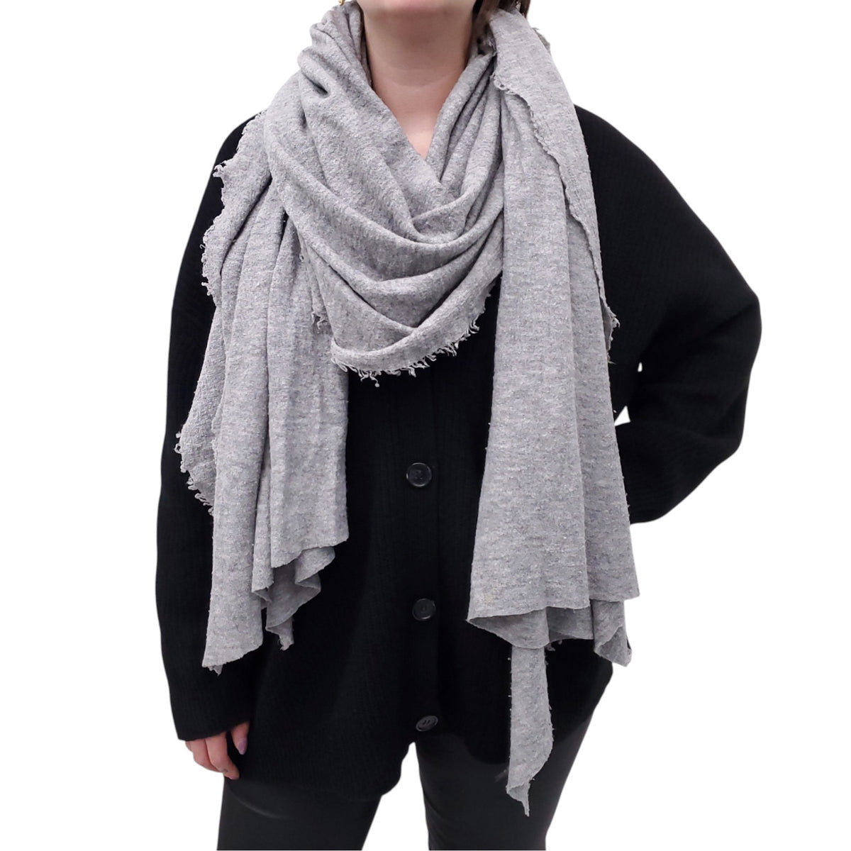 FALIERO SARTI GREY SCARF