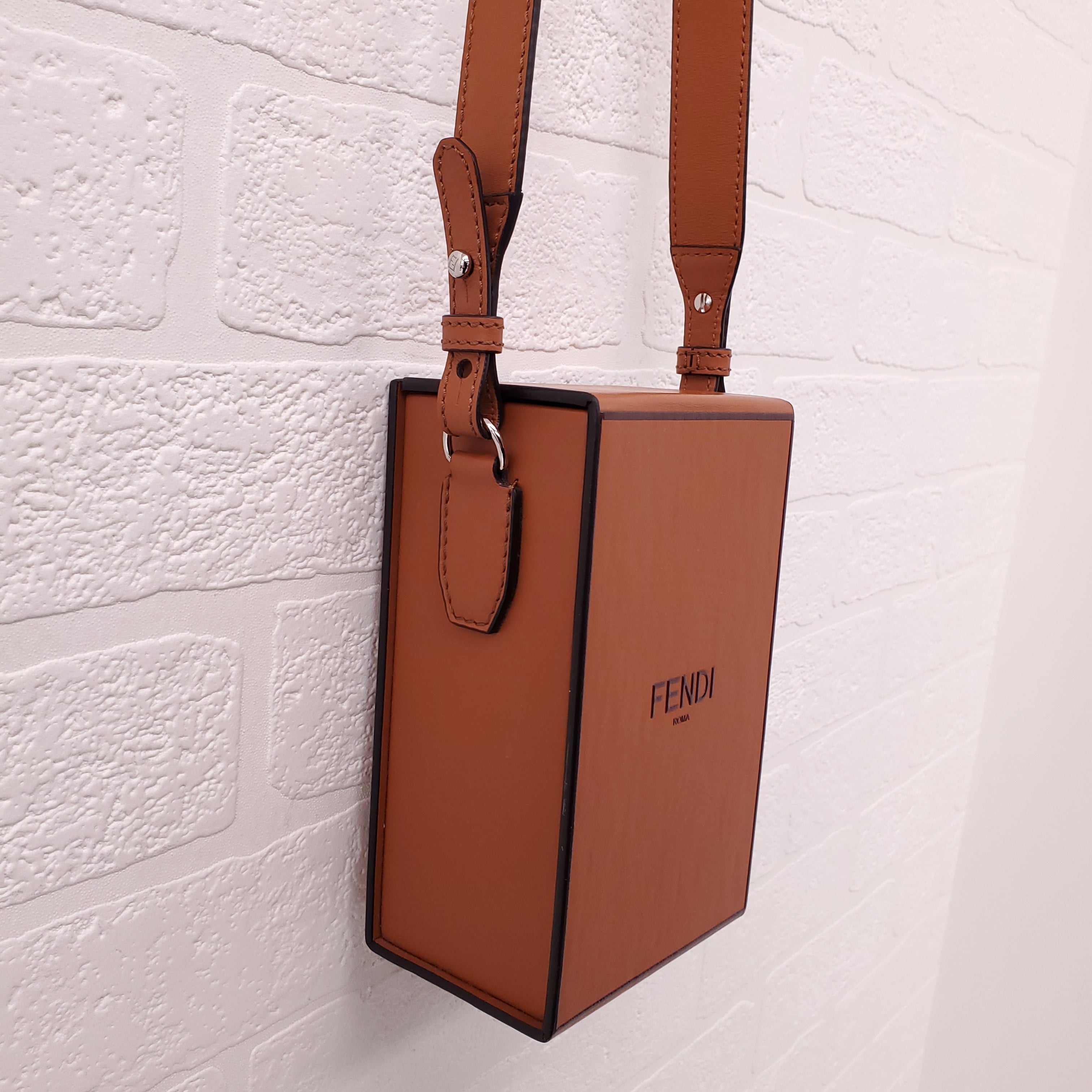 FENDI BOX SHOULDER BAG