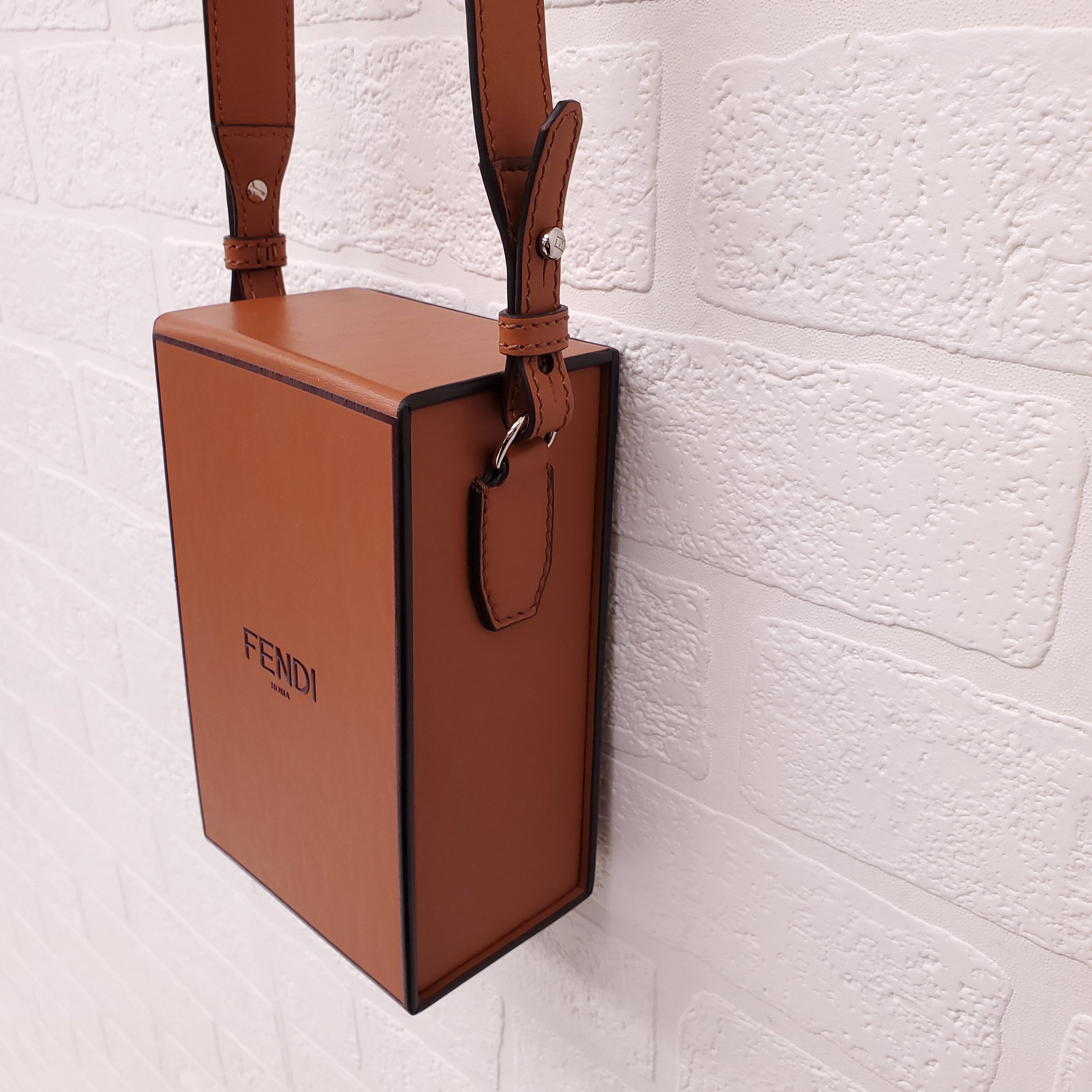 FENDI BOX SHOULDER BAG