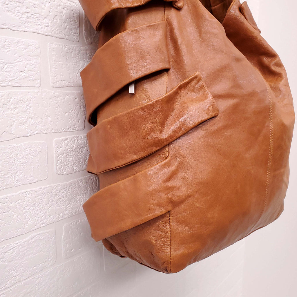 FENDI BROWN LEATHER SHOULDER BAG