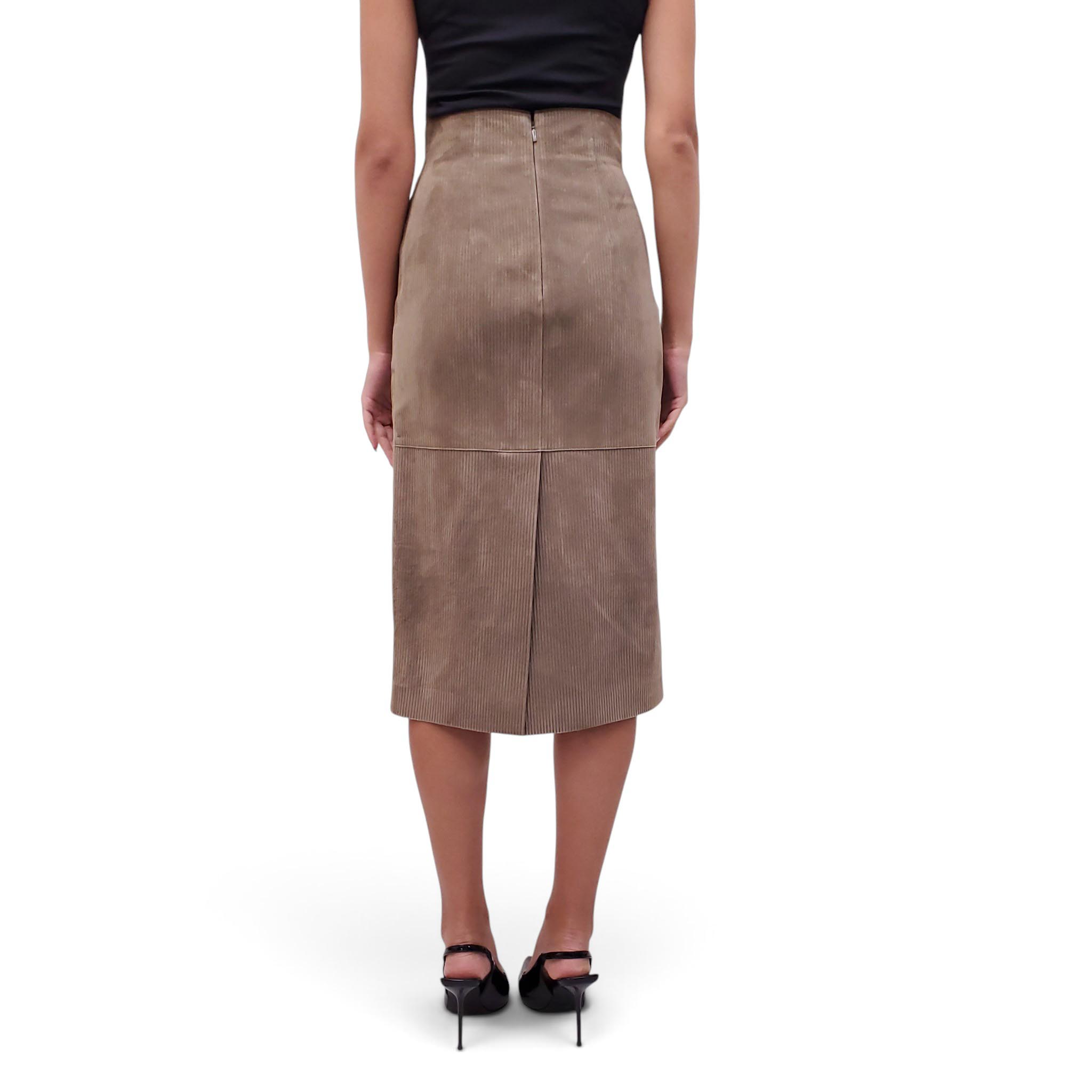 FENDI CORDOURY SKIRT - SIZE 38