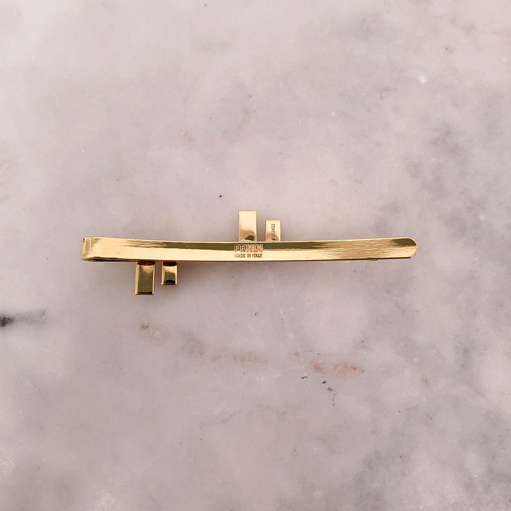 FENDI CRYSTAL HAIR CLIP
