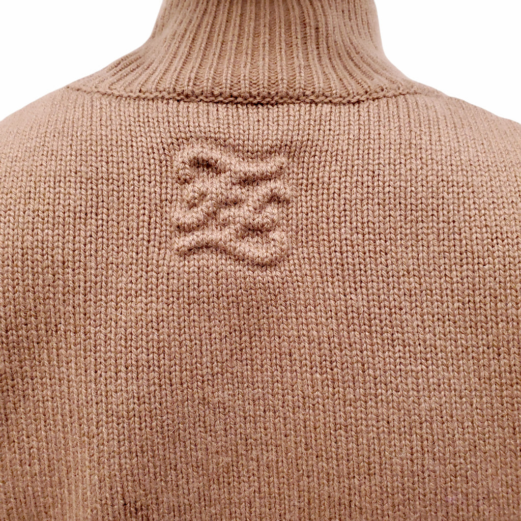 FENDI KHAKI 2-PIECE KNIT SET - SIZE 40