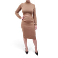 FENDI KHAKI 2-PIECE KNIT SET - SIZE 40
