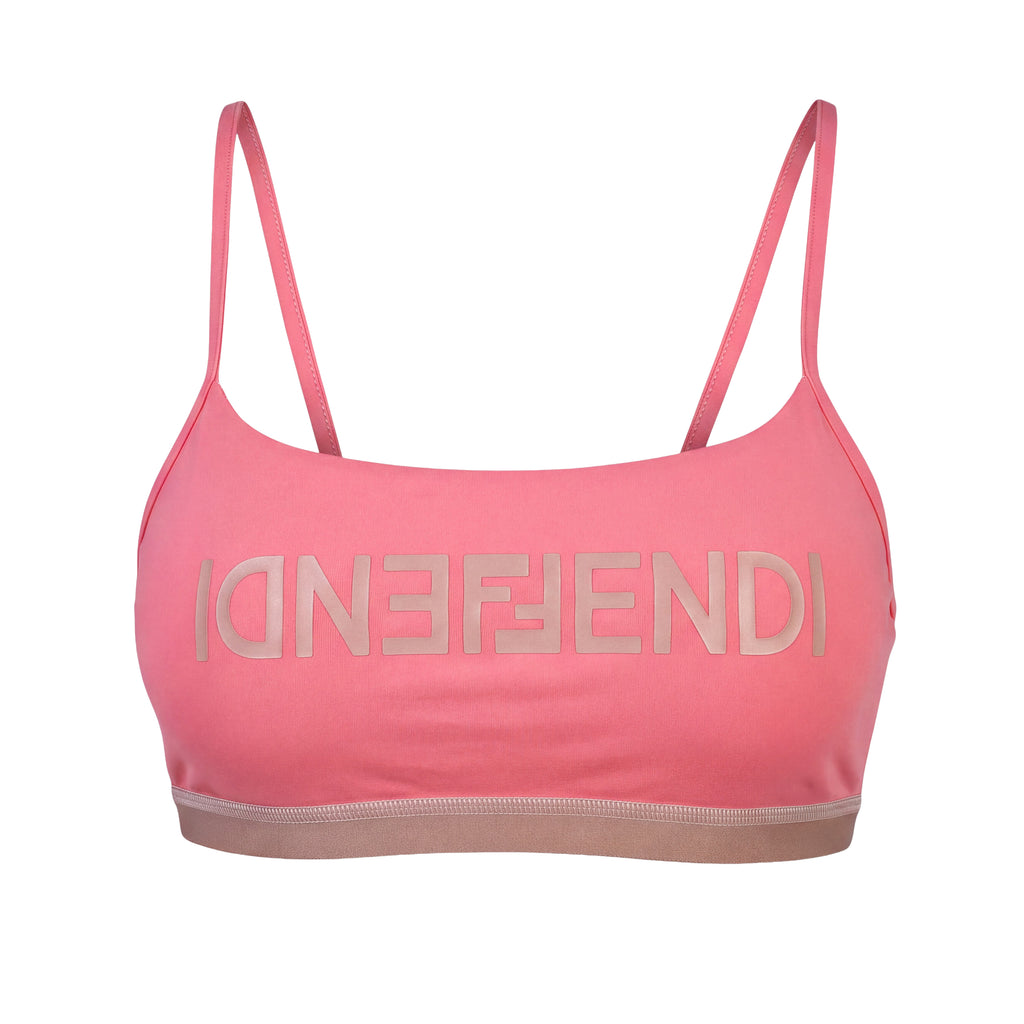 FENDI LOGO SPORTS BRA - SIZE M