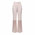 FENDI BLUSH PINK SILK TROUSERS - SIZE 34