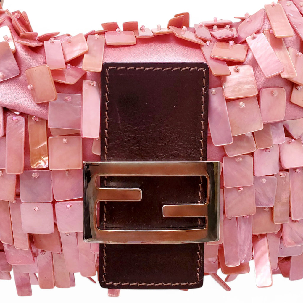 FENDI PINK SESSION BAGUETTE BAG