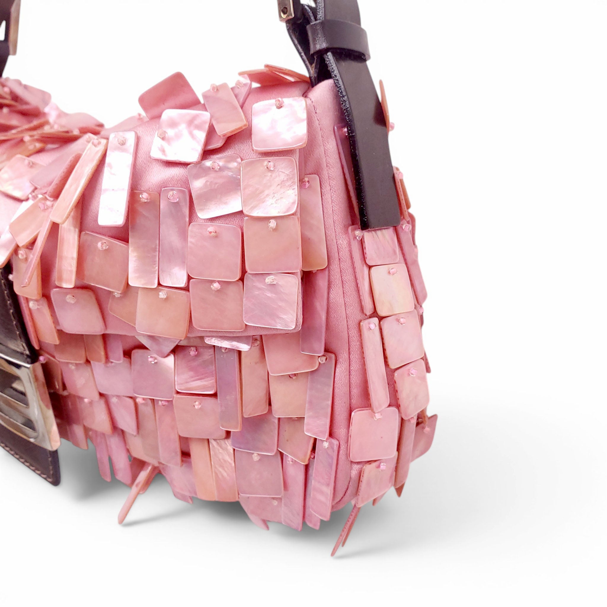 FENDI PINK SESSION BAGUETTE BAG
