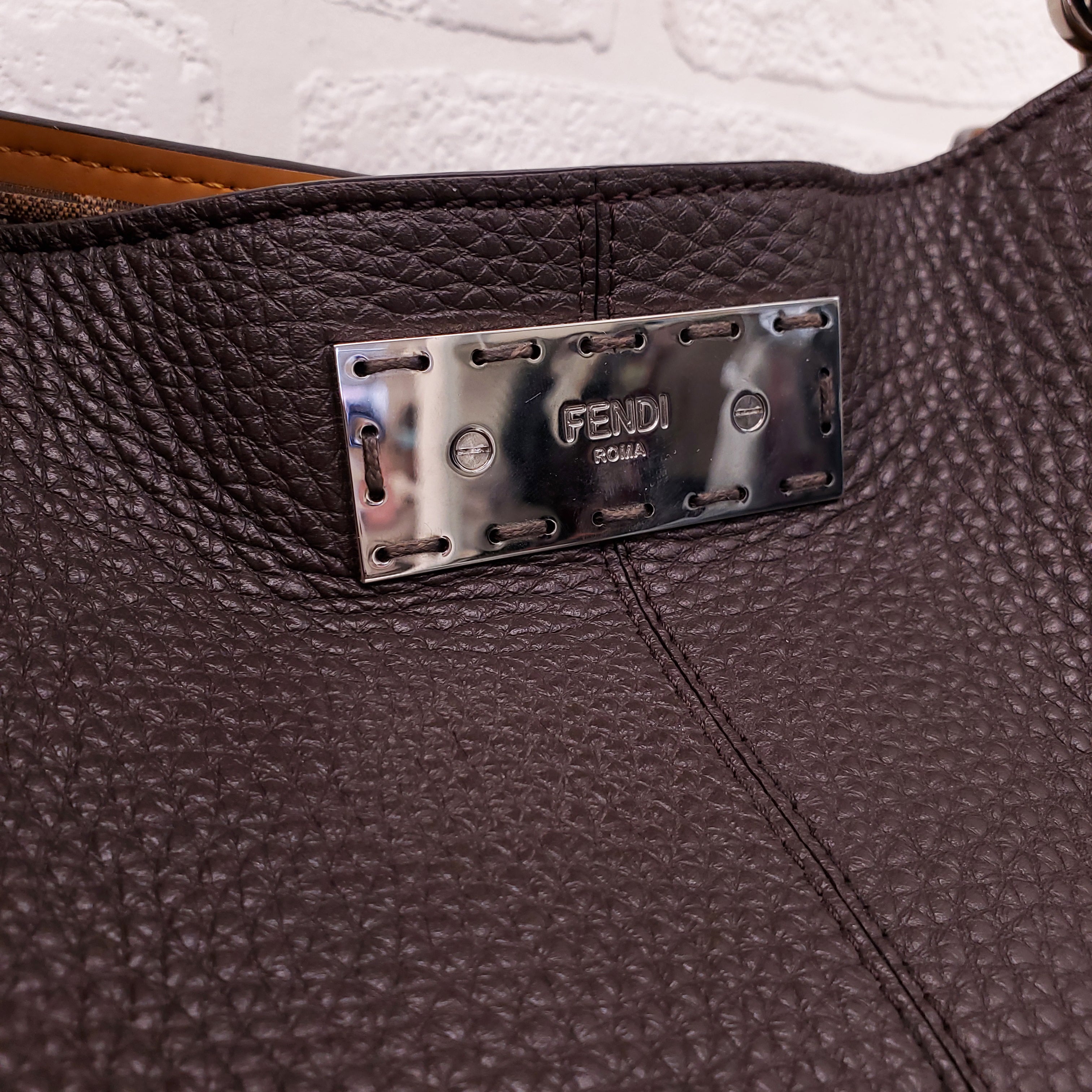 FENDI ROMANO PEEKABOO X-LITE TOTE BAG