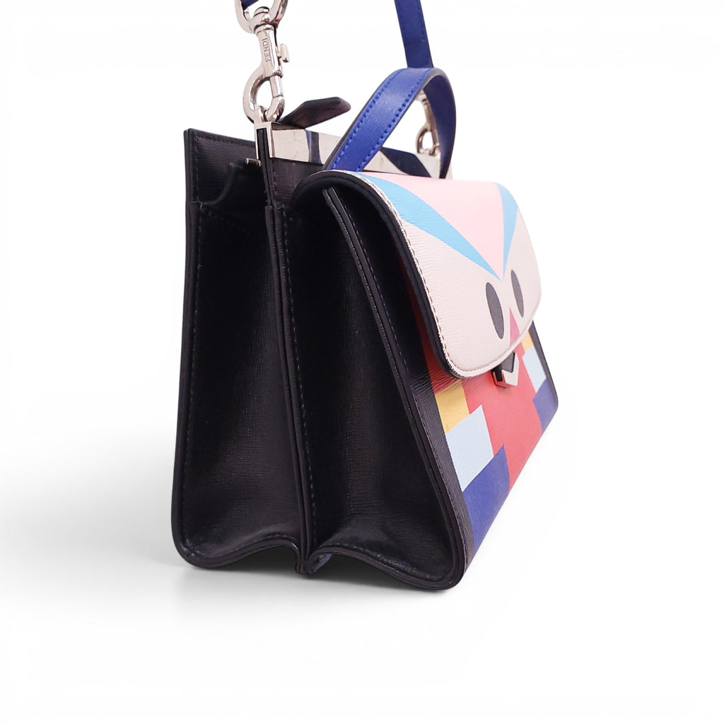 FENDI SMALL FACES TOP HANDLE BAG