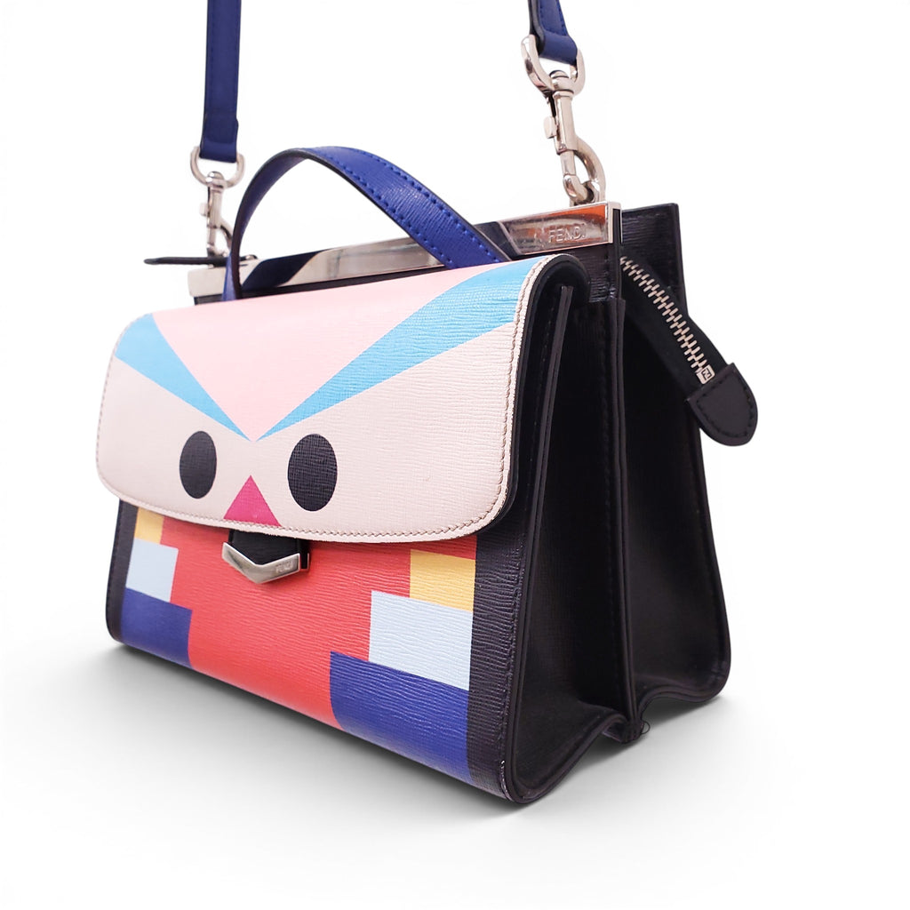 FENDI SMALL FACES TOP HANDLE BAG