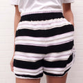 FENDI STRIPED TERRYCLOTH SHORTS - SIZE 42