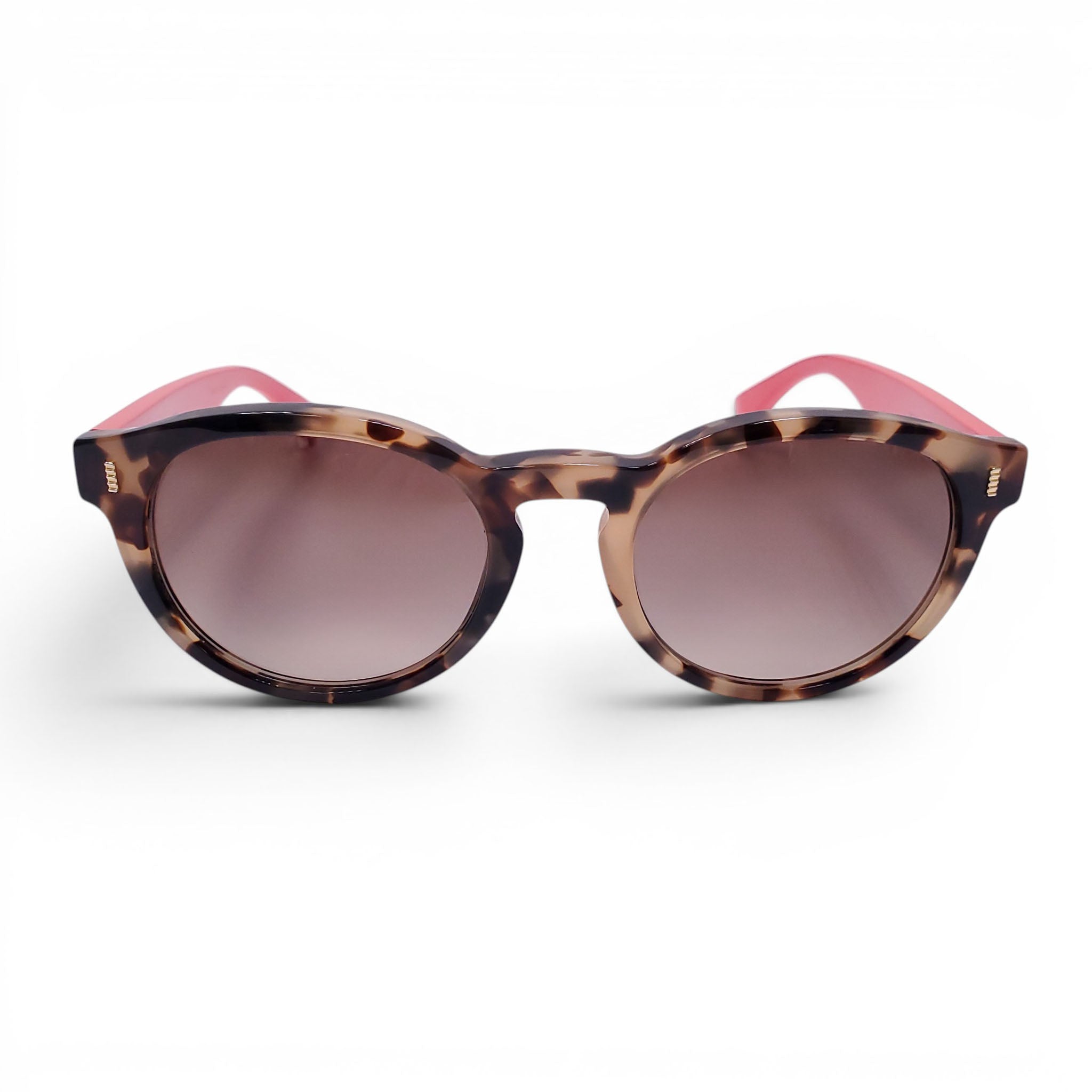 FENDI TORTOISE AND CORAL SUNGLASSES