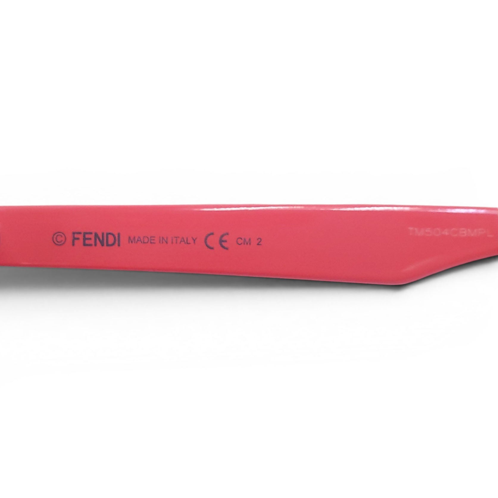 FENDI TORTOISE AND CORAL SUNGLASSES