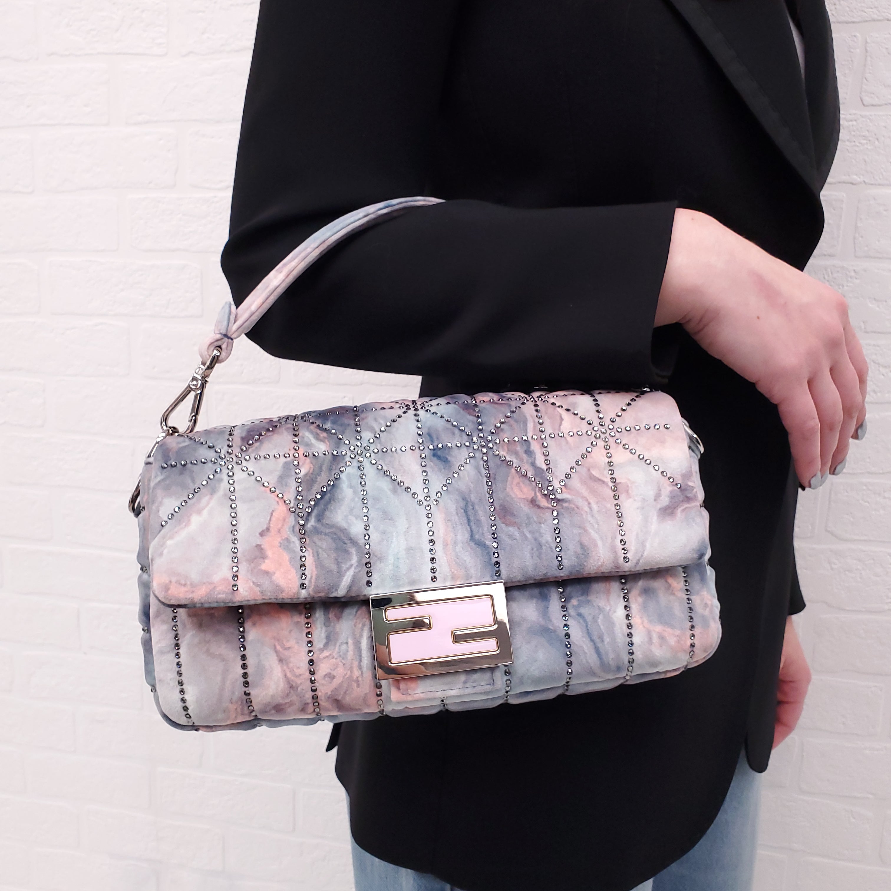 FENDI VELVET LIMITED EDITION BAGUETTE