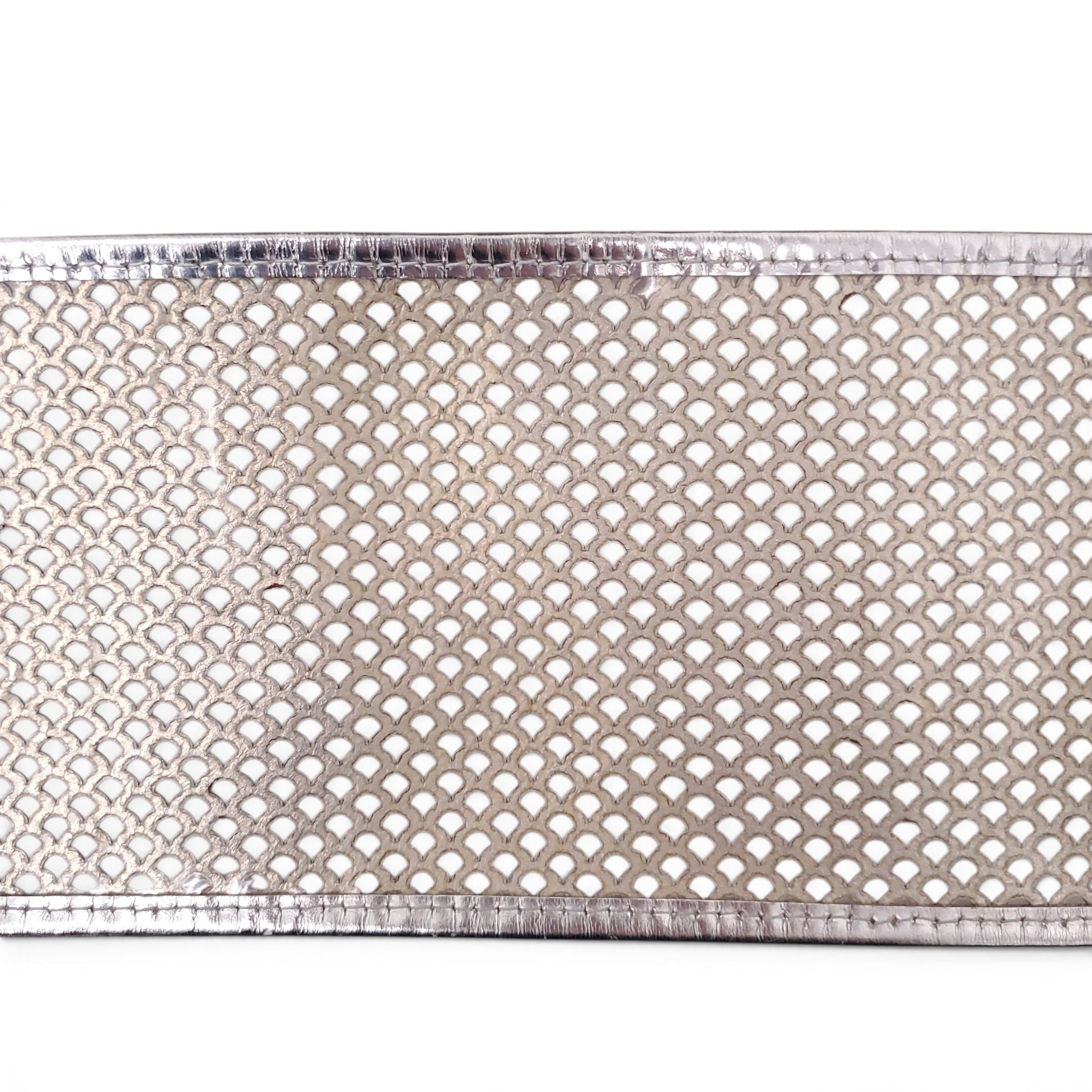 FENDI VINTAGE SILVER WAIST BELT - SIZE 75
