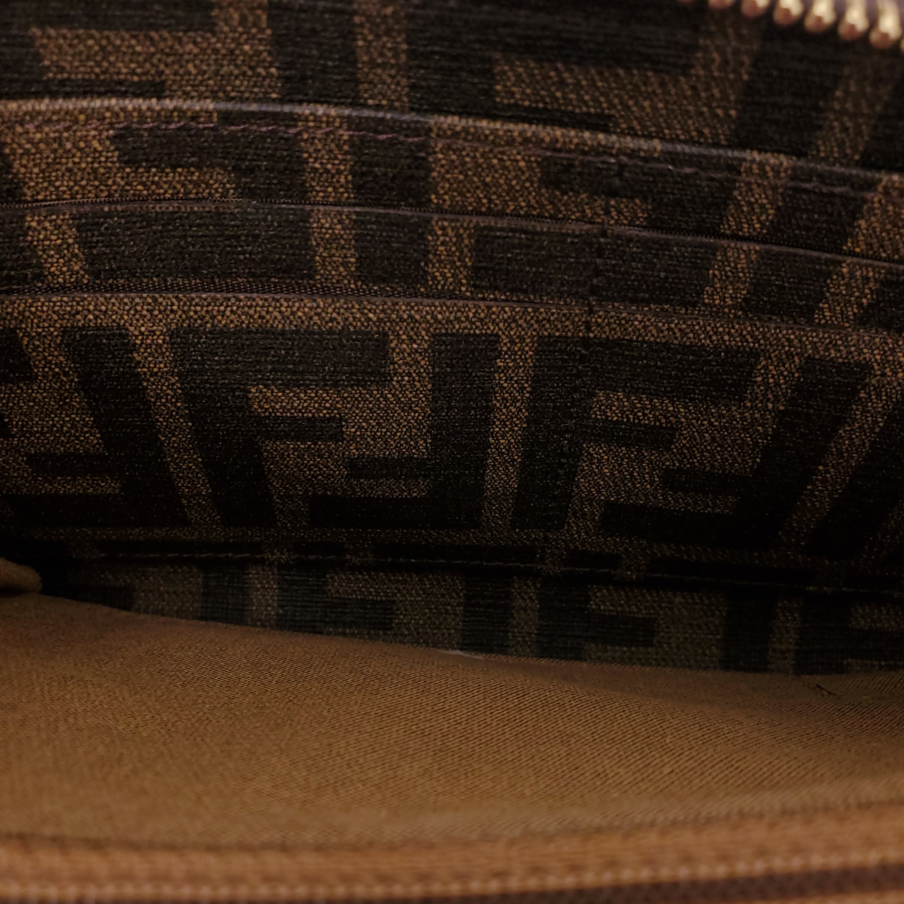 FENDI ZUCCA PRINT WALLET WITH STAR DETAILS