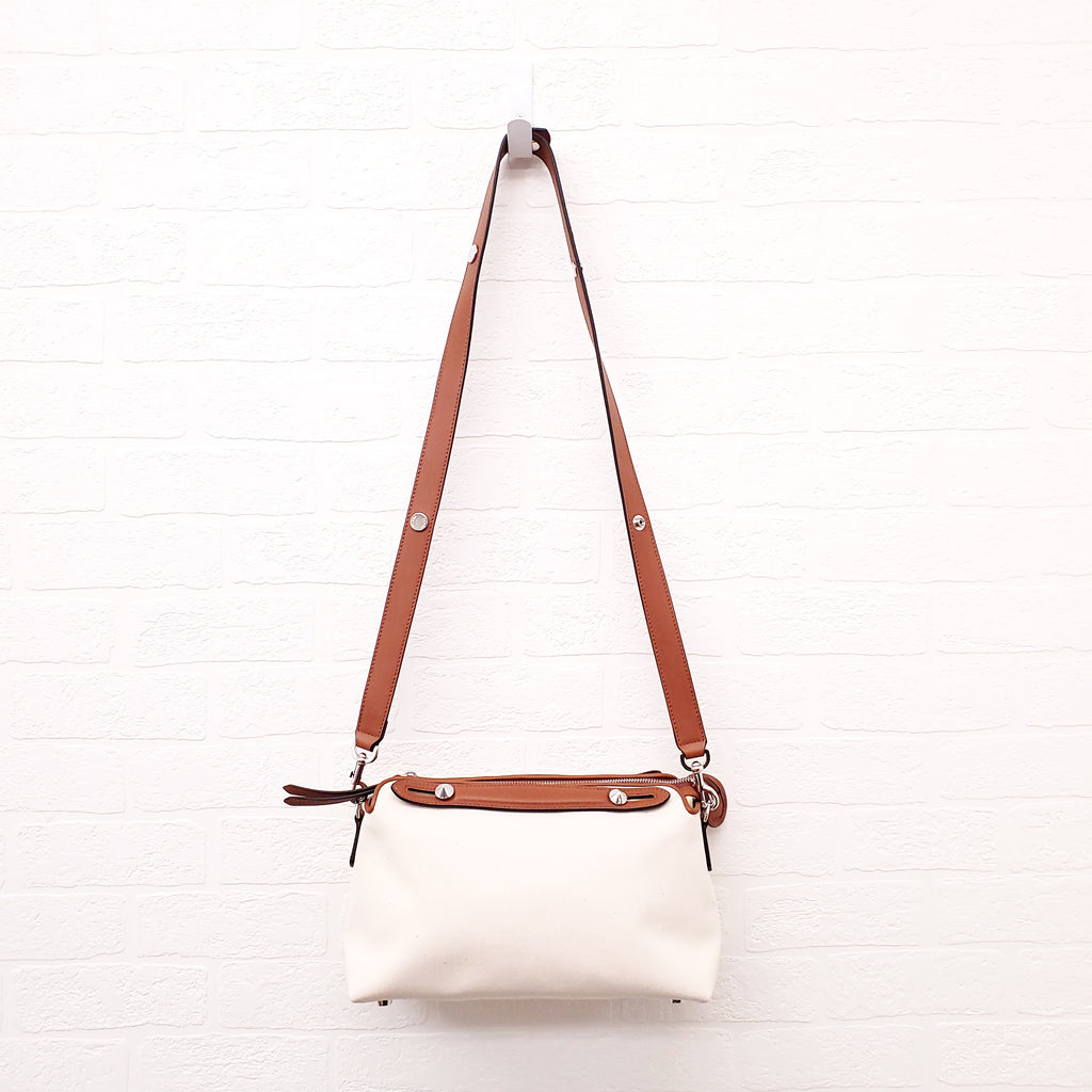 FENDI 'BY THE WAY' CANVAS ADJUSTABLE SHOULDER BAG