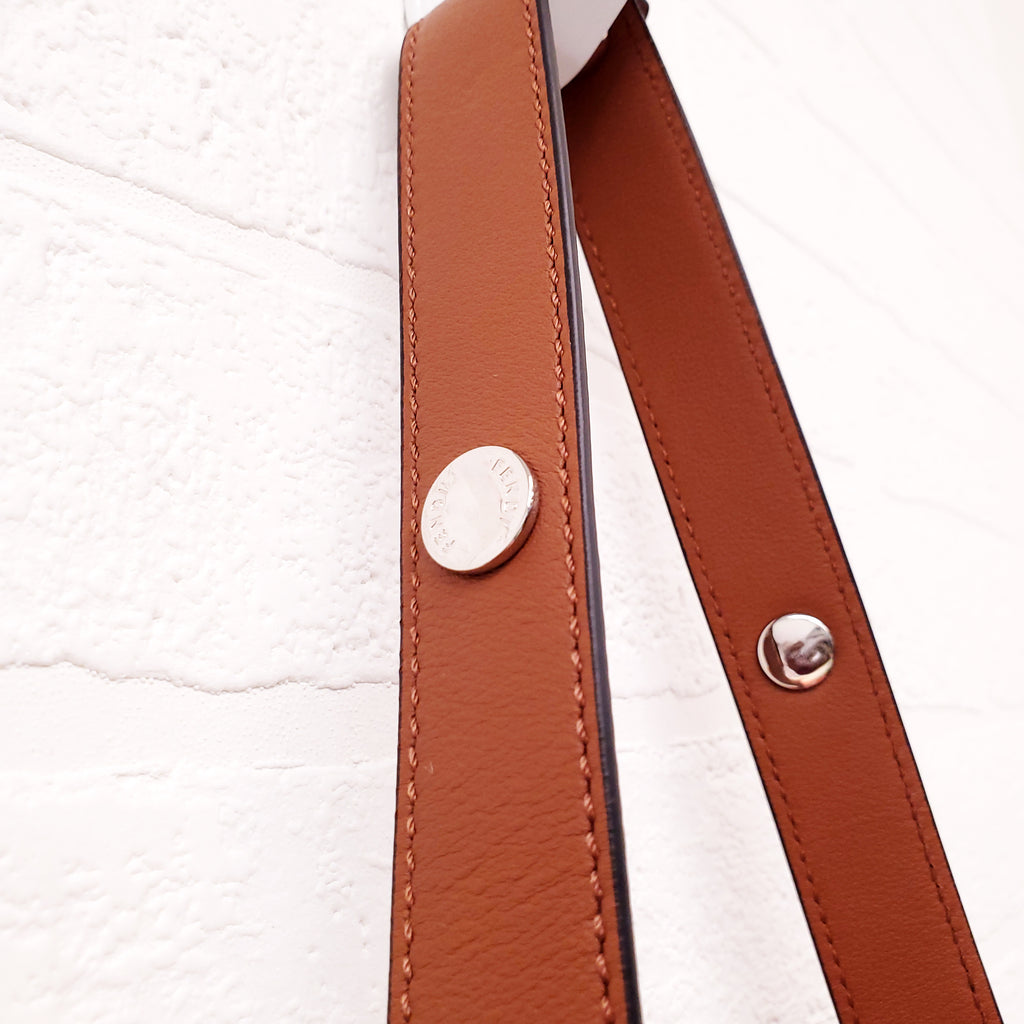 FENDI 'BY THE WAY' CANVAS ADJUSTABLE SHOULDER BAG